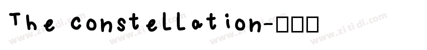 The Constellation字体转换